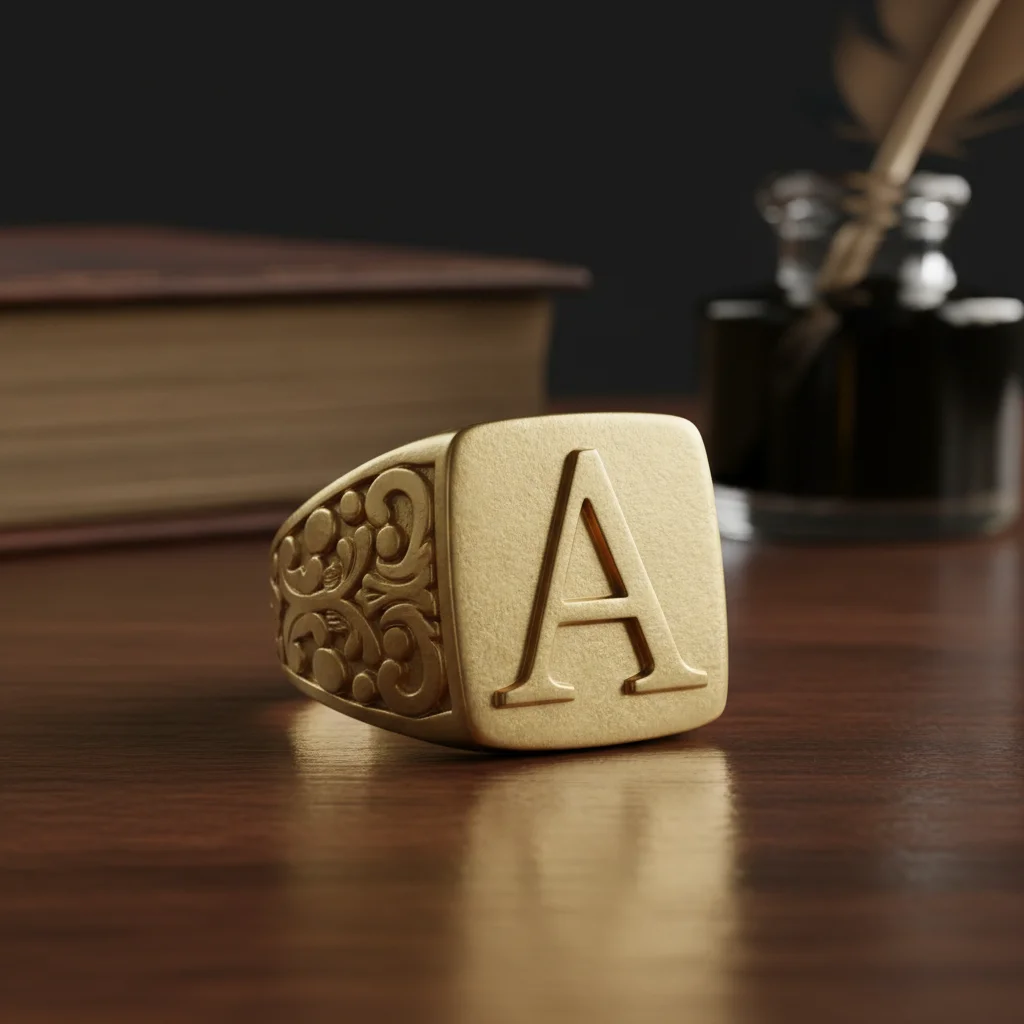 How to identify a fake: a test using a counterfeit signet ring