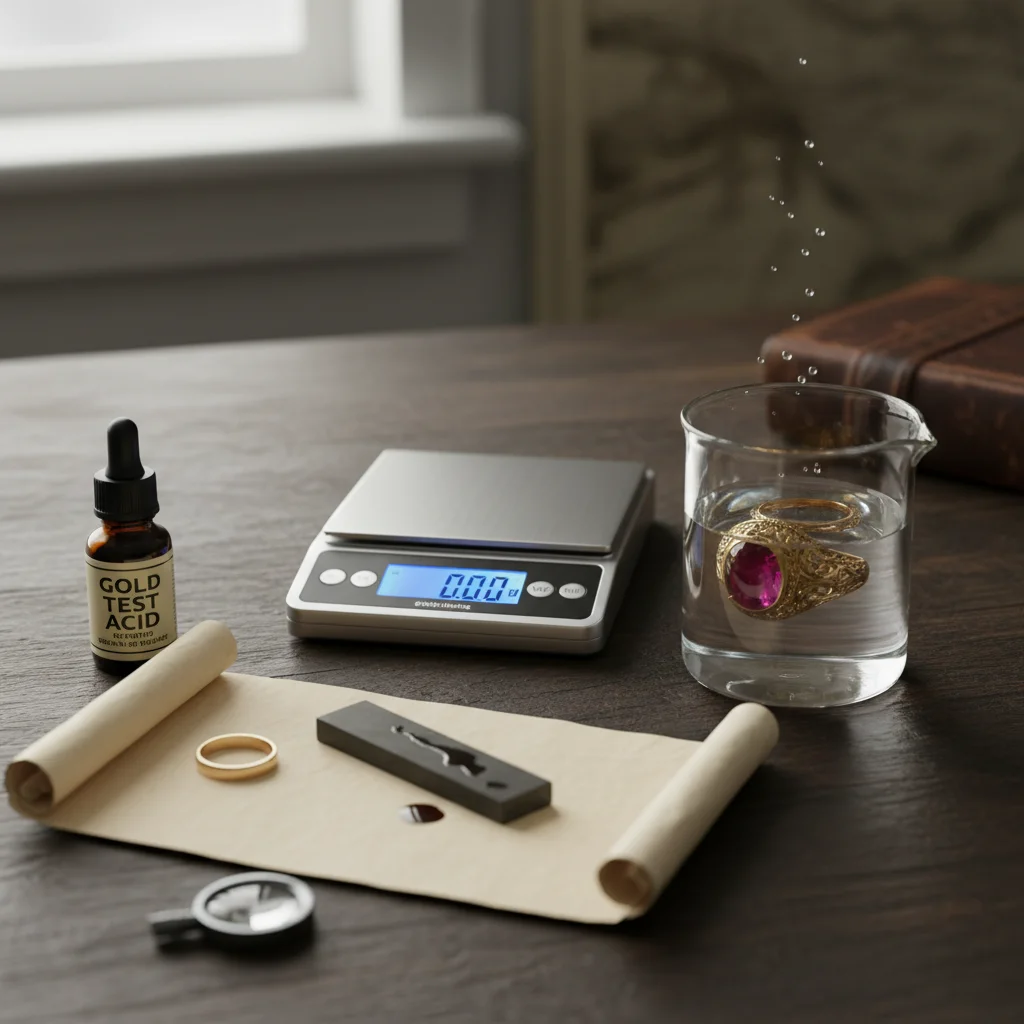 How to Determine Gold Purity at Home: The Hydrostatic Weighing Method