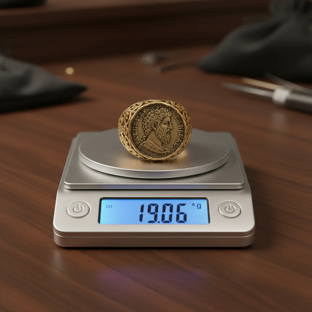 Weighing steps: measuring weight in air and in water