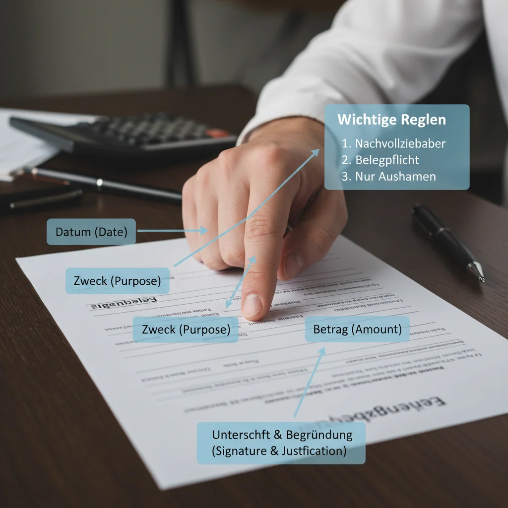 Eigenbeleg: Legal Documentation for a Purchase Without a Receipt