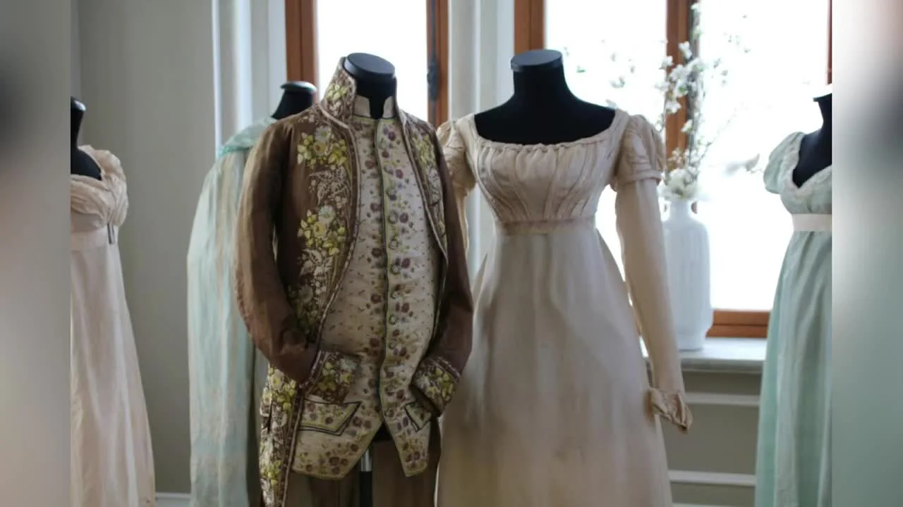 Empire Style Fashion at an Exhibition in Estonia