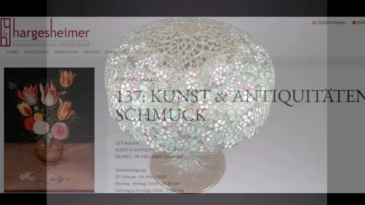 Hargesheimer Auction Results: From Tiffany Lamps to Meissen Porcelain