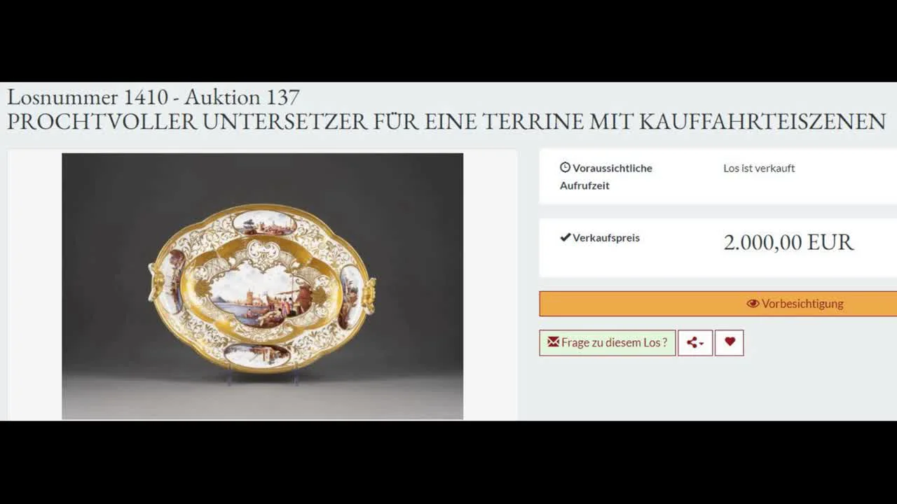 Роскошь Meissen: Предметы сервировки