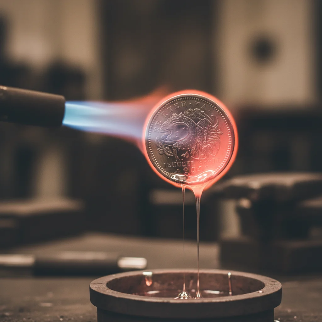 The Silver Coin Experiment: Complete Destruction