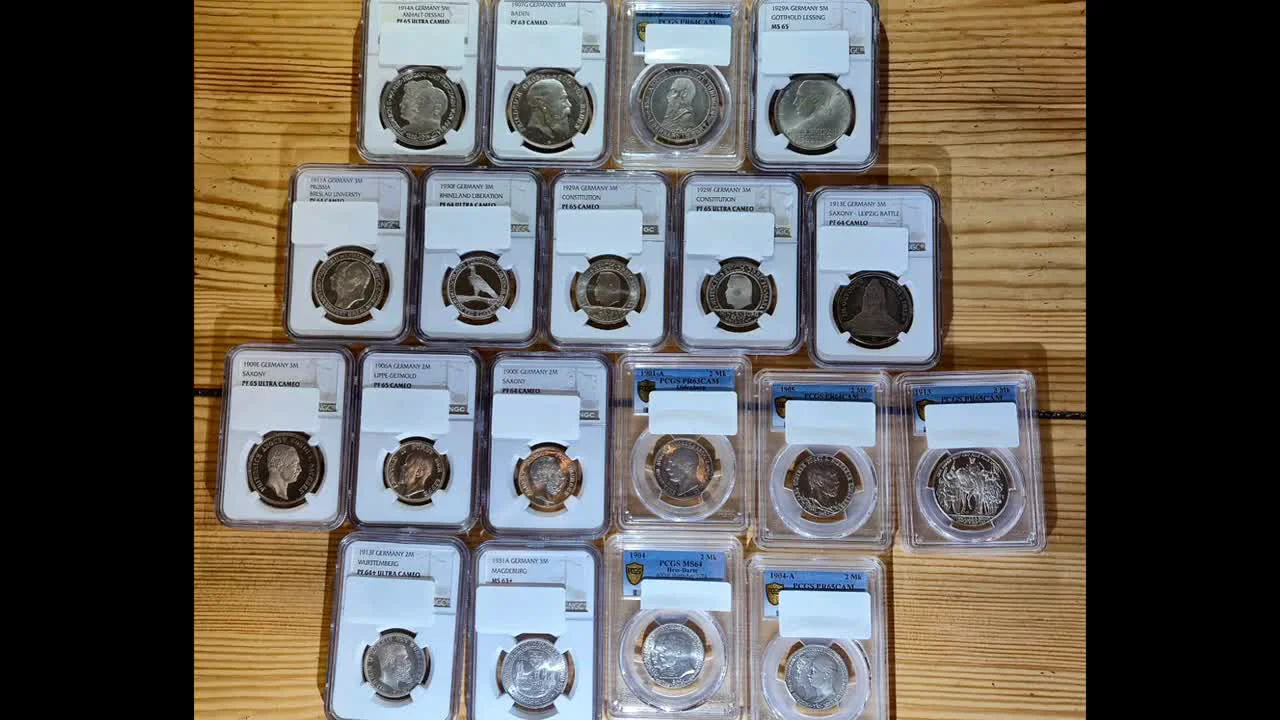 Коллекция редкого немецкого серебра
