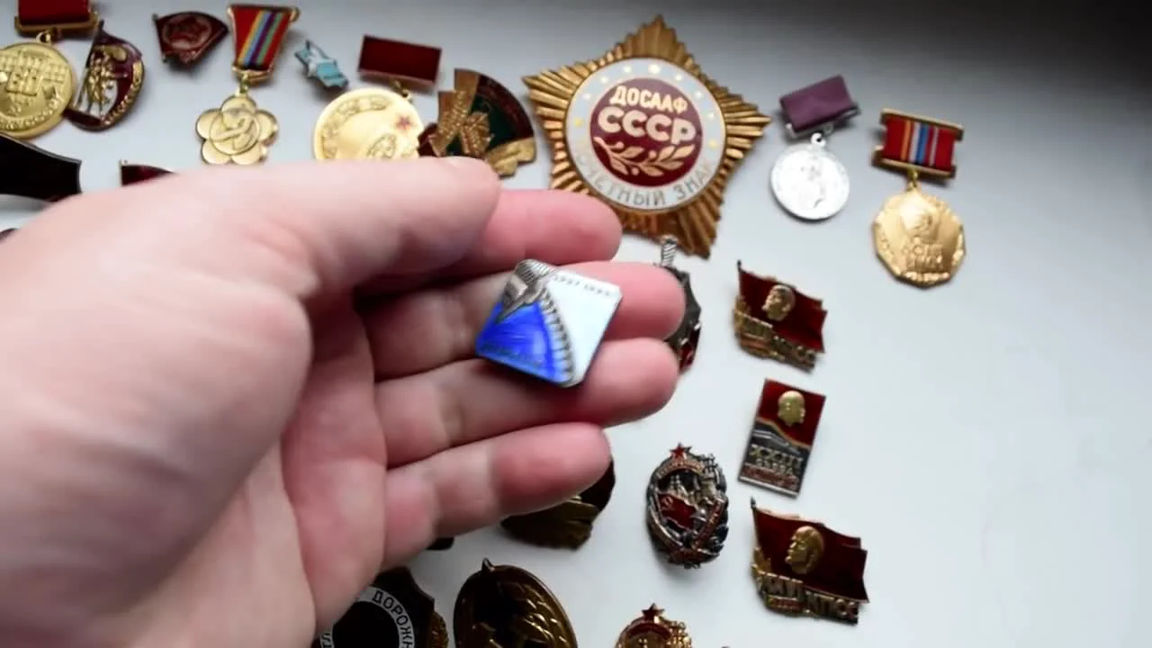 Railway Badges: 'Udarnik' and 'Honorary'