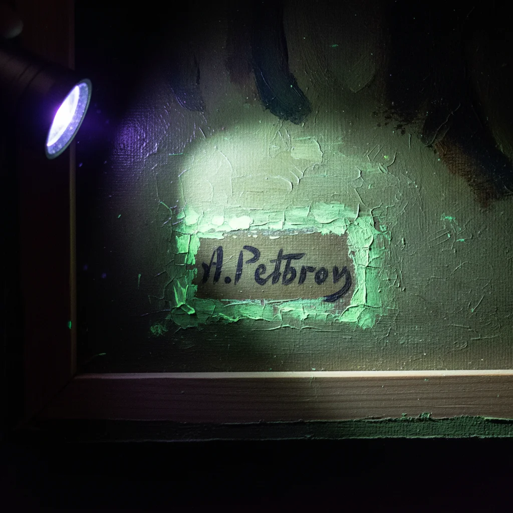 Невидимые чернила: проверка подписи под ультрафиолетом