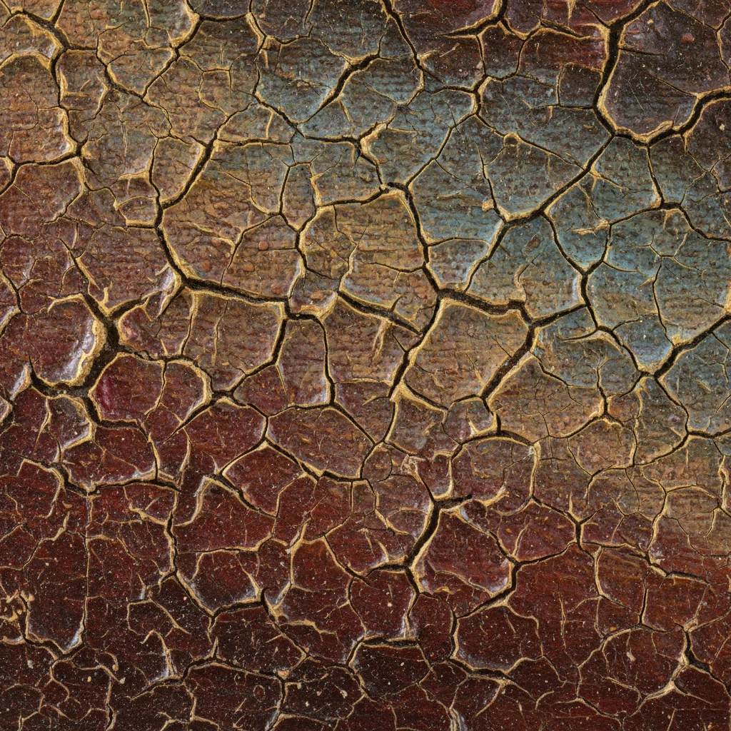 Паутина времени: анализ кракелюра