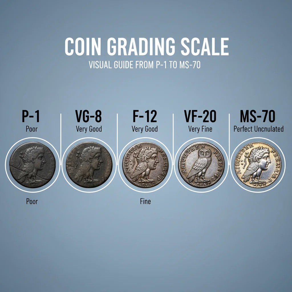 Расшифровка шкалы сохранности: от Poor до Mint State