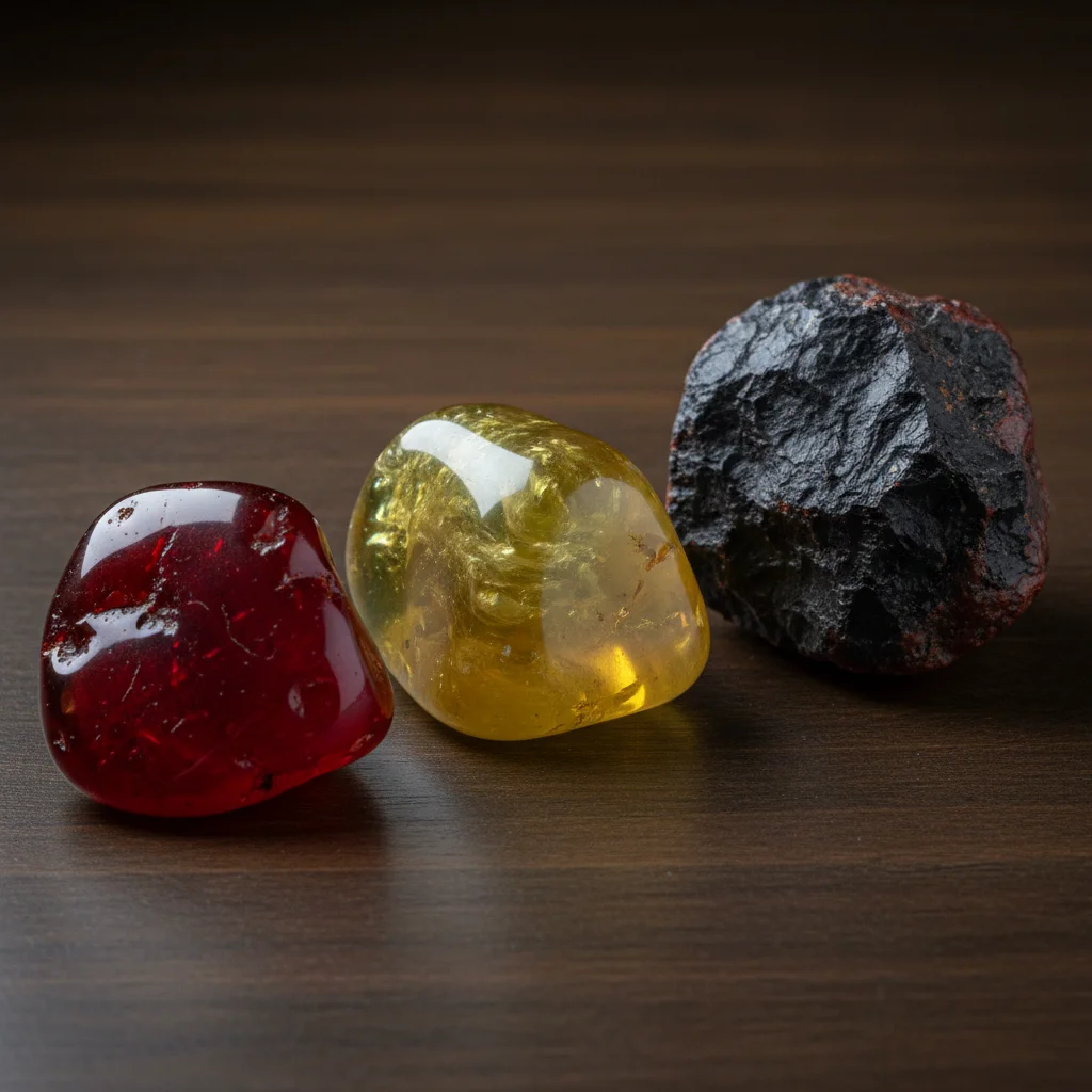 Mexican, Burmese, and Other Types of Amber