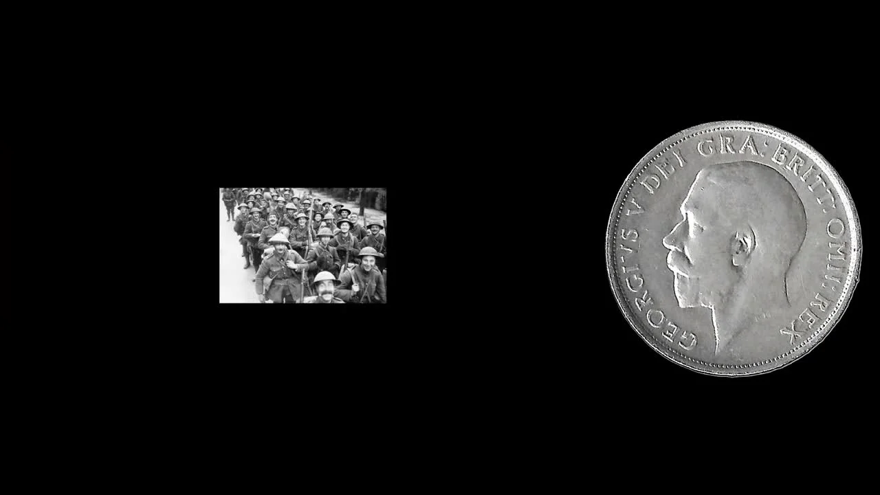 El primer chelín de guerra y el fin de la era de la plata esterlina