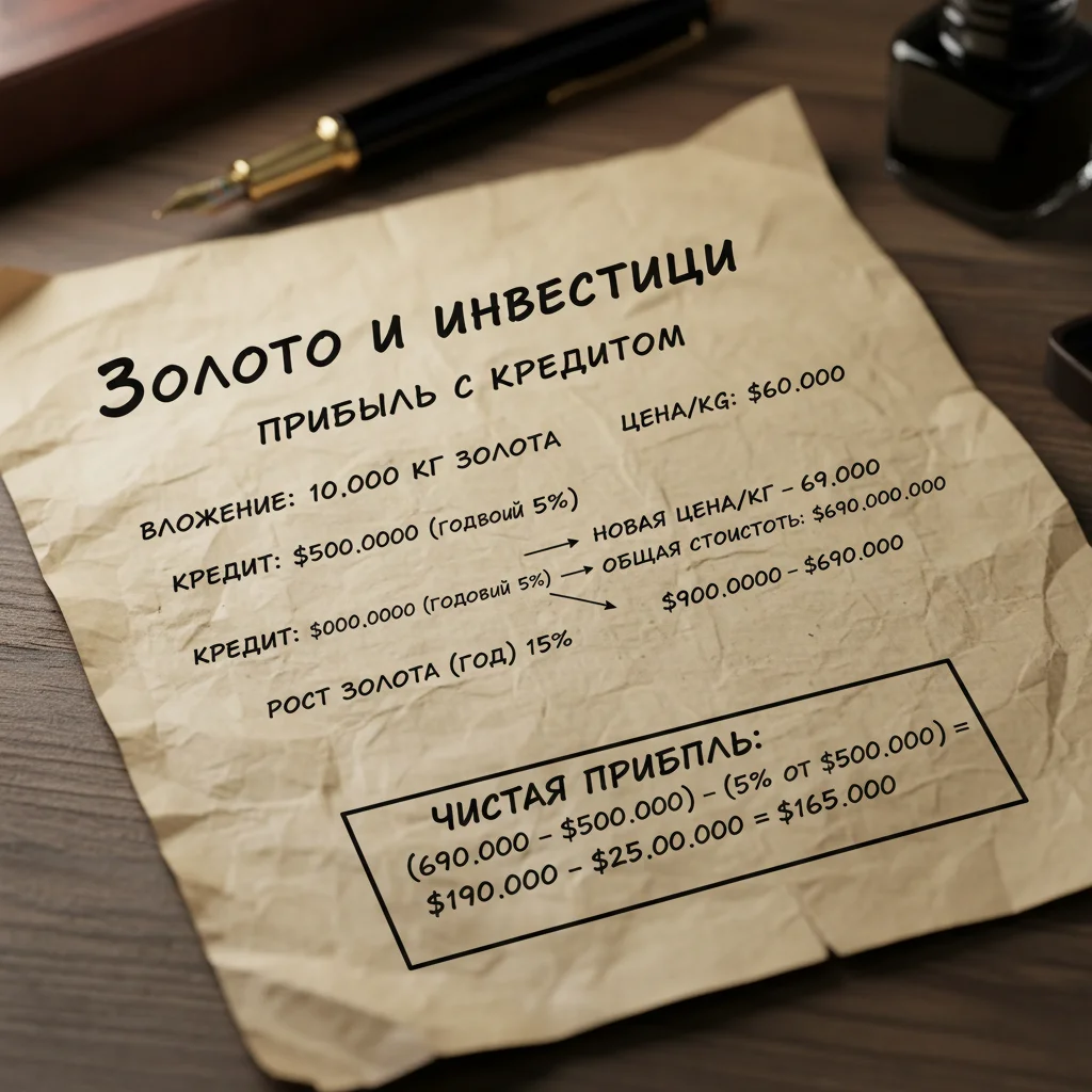 Experiment: How a Loan for Gold Yielded an 80% Profit