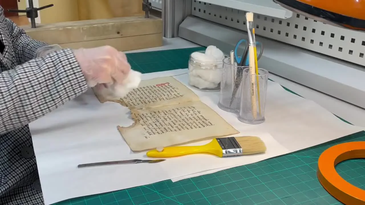 Step 2: Washing the Paper Base