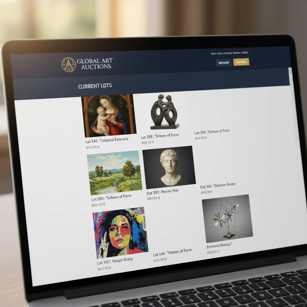 La démocratisation de l'art : l'ère des enchères en ligne