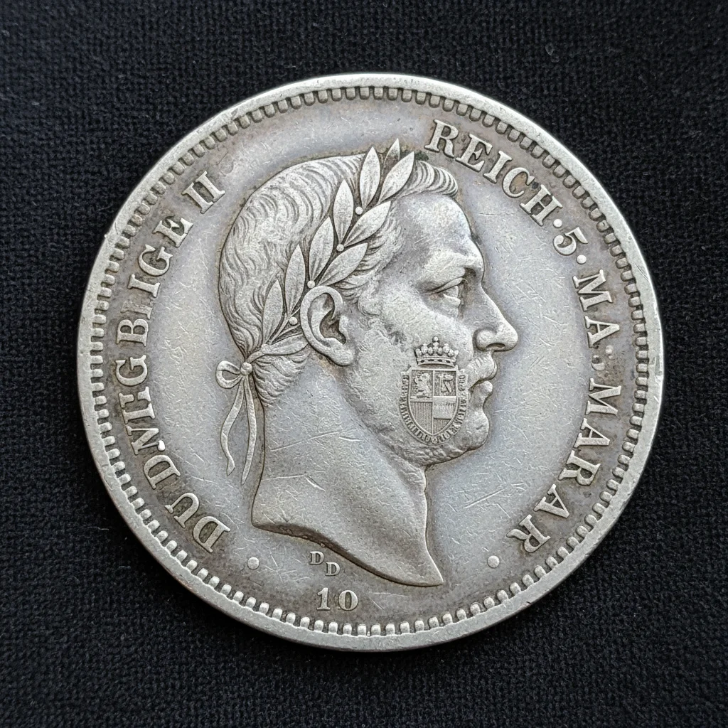 Beispiel 3: Eine wertvolle Münze in einem Silberkonvolut