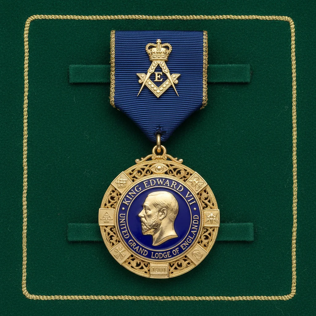 Beispiel 1: Freimaurerorden aus 9-karätigem Gold