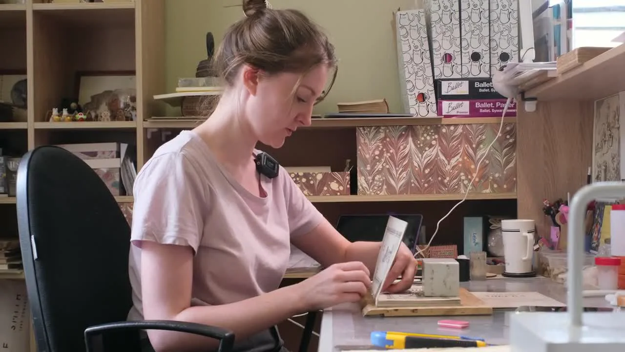 Final assembly of the book