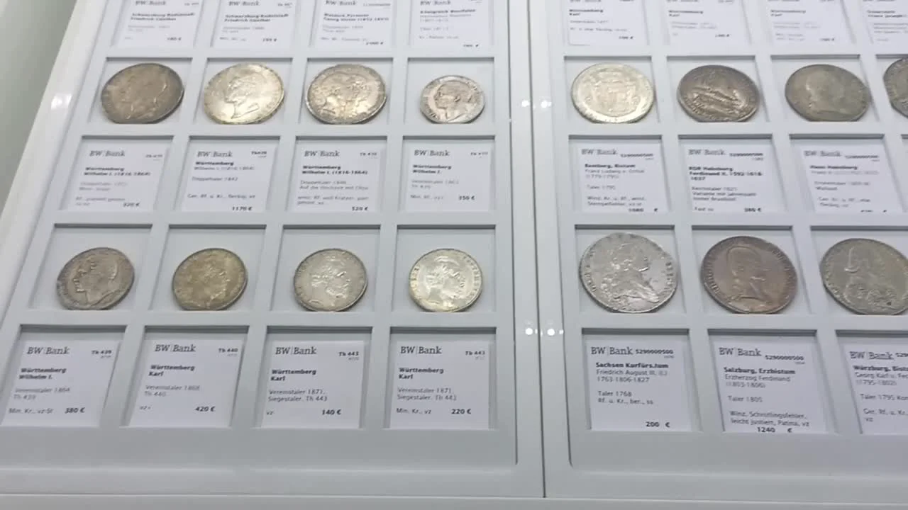 Coin Prices at a Stuttgart Bank: A Review of the Assortment