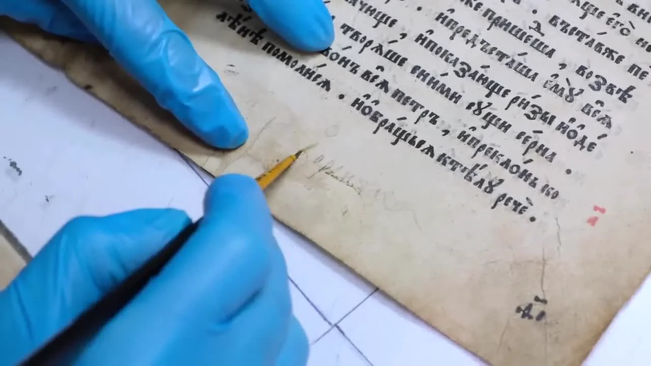 Vorbereitung zur Restaurierung: Erhaltung der Details