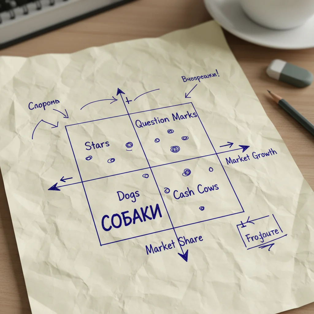 A numismatist's assortment according to the Boston Matrix